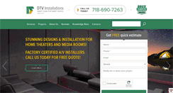 Desktop Screenshot of dtv-installations.com